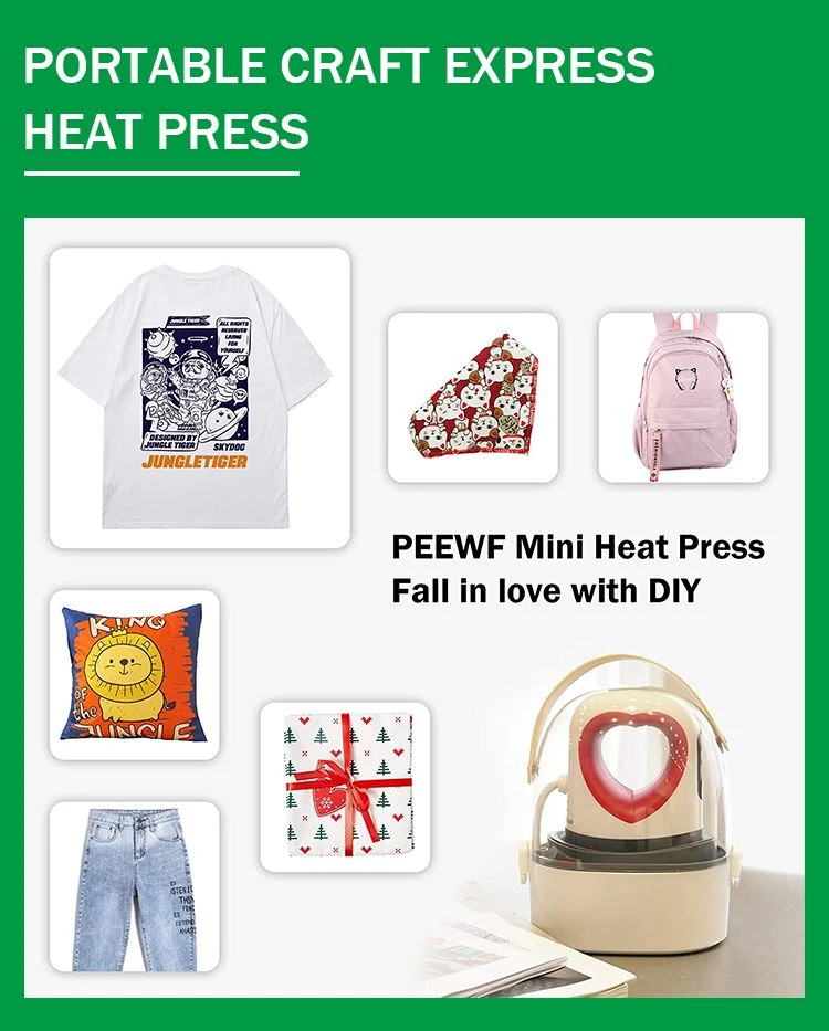 small heat press machine functions