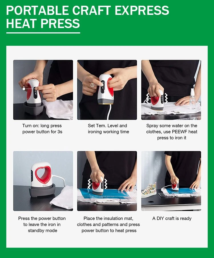 small heat press machine use munuals